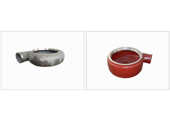 1 - 18のインチの出口の浚渫機ポンプ部品の堅い金属のインペラーのフロント カバー